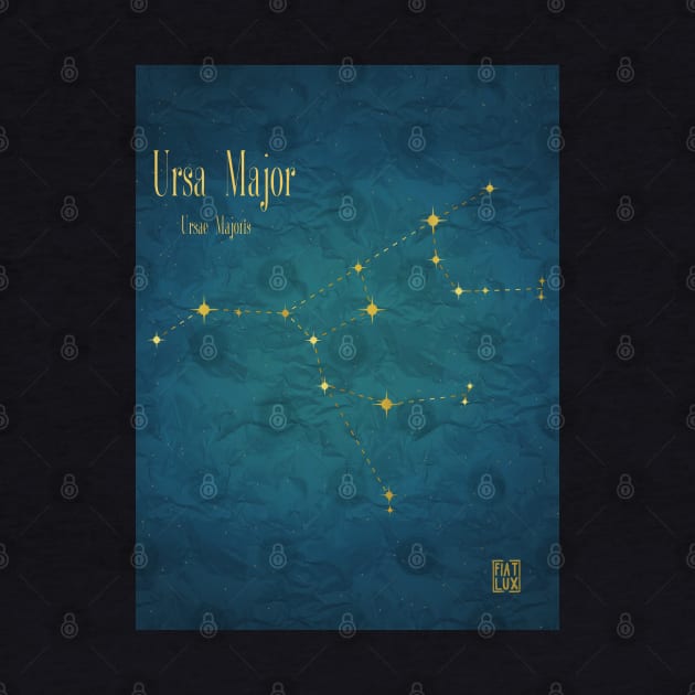 Night Sky Constellations - Ursa Major by fiatluxillust